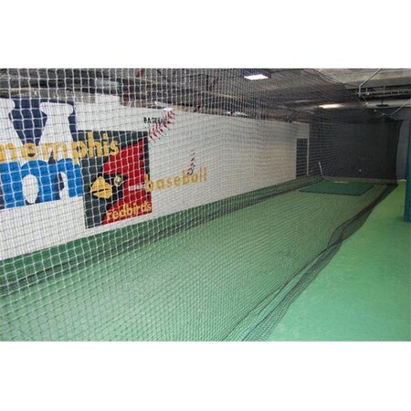 Trigon Sports Trigon Sports B427024 ProCage Batting Tunnel Net no.42 70x24x12 ft high withdivider net B427024